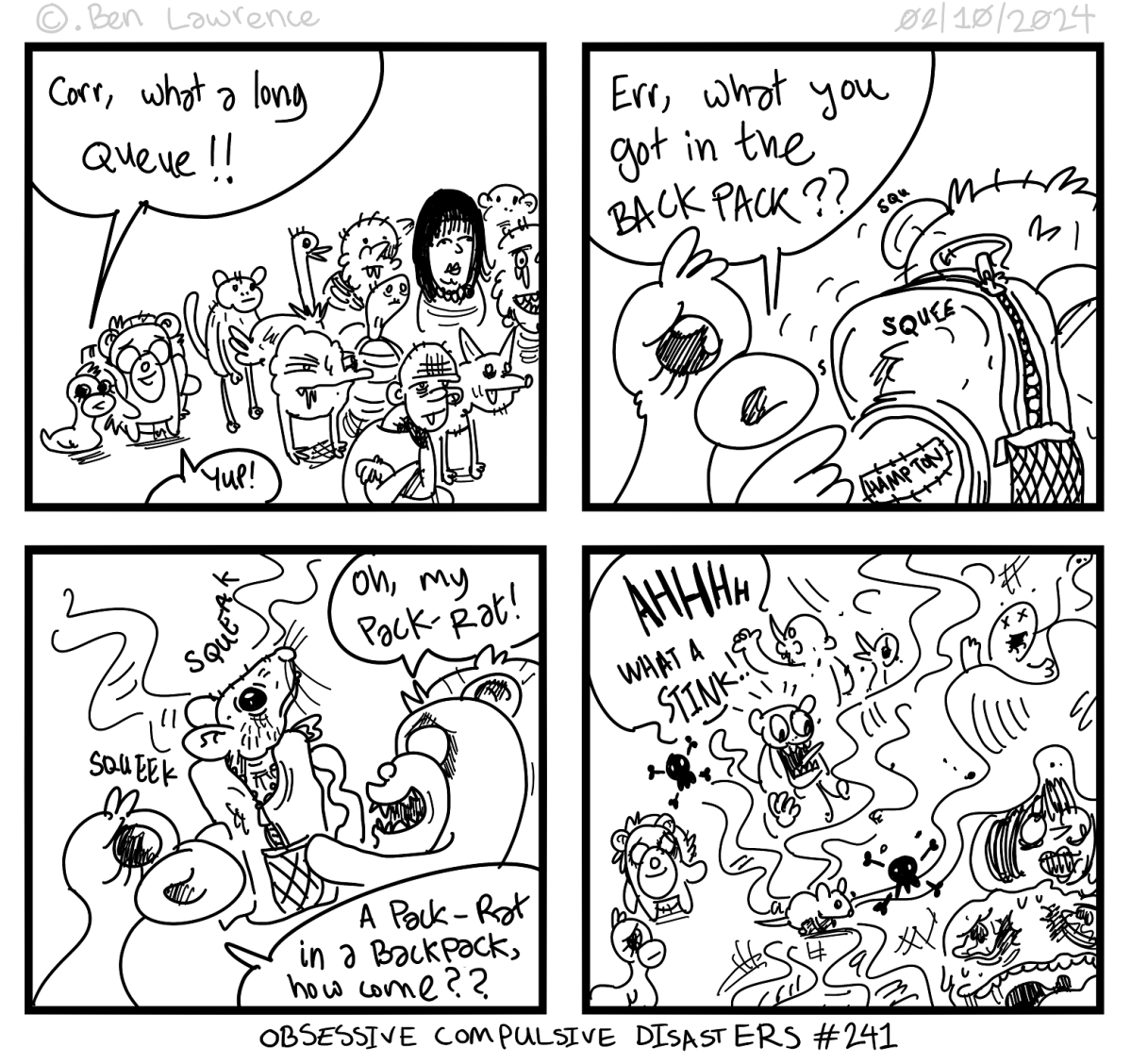 Issue#241 Backpack (Inktober 2024 –&nbsp;1)