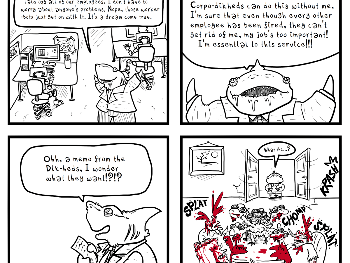 Issue#312 Shark-boss’ delusions