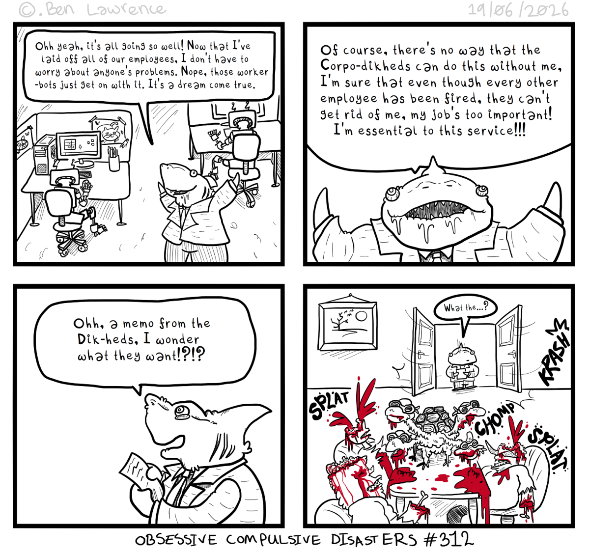 Issue#312 Shark-boss’ delusions
